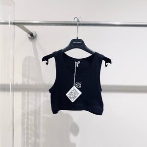 🚩steal Authentic Loewe Black Tank Top